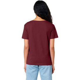 Stanley/Stella SXW008 Ladies Stella Serena Scoop Neck Tee - Burgundy