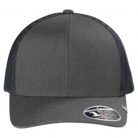 TravisMathew TM1MU423 Cruz Trucker Cap - Black Heather