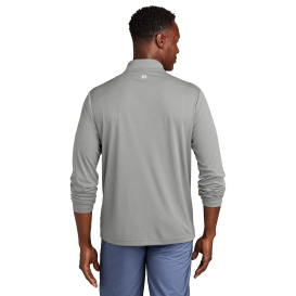 TravisMathew TM1MY397 Coto Performance 1/4-Zip - Quiet Shade Grey Heather