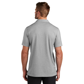 TravisMathew TM1MY402 Coastal Chest Stripe Polo - Quiet Shade Grey Heather