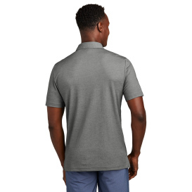 TravisMathew TM1MY404 Oceanside Heather Pocket Polo - Quiet Shade Grey Heather