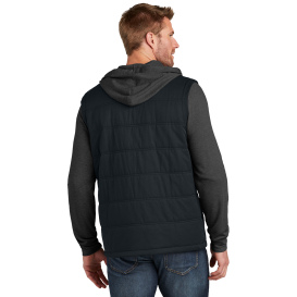 TravisMathew TM1MZ336 Tides Up Hooded Jacket - Black/Black Heather