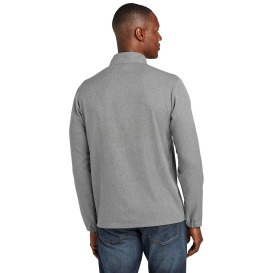 TravisMathew TM1MZ340 Balboa Hooded Full-Zip Jacket - Dark Grey Heather