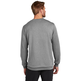 TravisMathew TM1MZ342 Long Weekend Crew - Light Grey Heather