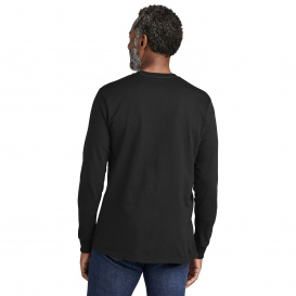 Volunteer Knitwear VL100LS All-American Long Sleeve Tee - Deep Black