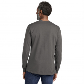 Volunteer Knitwear VL100LS All-American Long Sleeve Tee - Grey Steel