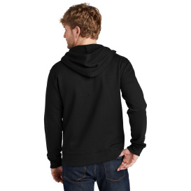 Volunteer Knitwear VL130ZH Chore Fleece Full-Zip Hoodie - Deep Black