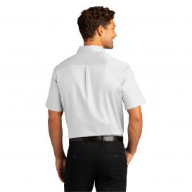 Port Authority W809 Short Sleeve SuperPro React Twill Shirt - White