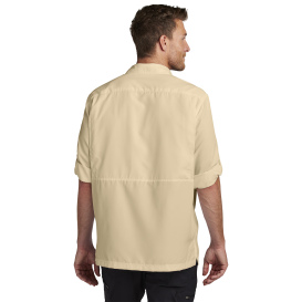 Port Authority W960 Long Sleeve UV Daybreak Shirt - Oat
