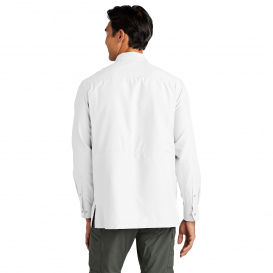 Port Authority W960 Long Sleeve UV Daybreak Shirt - White