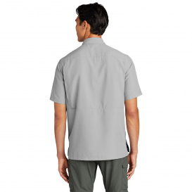 Port Authority W961 Short Sleeve UV Daybreak Shirt - Gusty Grey