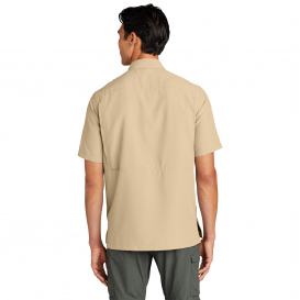 Port Authority W961 Short Sleeve UV Daybreak Shirt - Oat