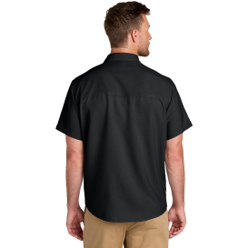 Port Authority W963 Short Sleeve UV Dockside Shirt - Deep Black