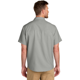 Port Authority W963 Short Sleeve UV Dockside Shirt - Gusty Gray