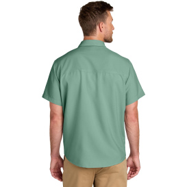 Port Authority W963 Short Sleeve UV Dockside Shirt - Sage