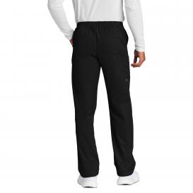 Wink WW3150S Unisex Short WorkFlex Cargo Pocket Scrub Pants - Black