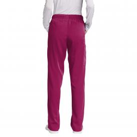 Wink WW4158 Women\'s Premiere Flex Cargo Pocket Scrub Pants - Wine