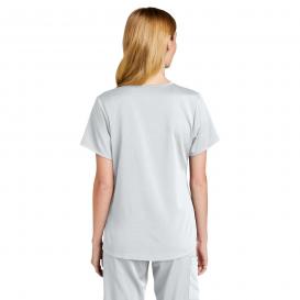 Wink WW4268 Women\'s Premiere Flex Mock Wrap Scrub Top - White
