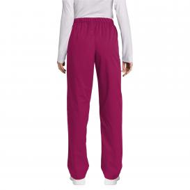 Wink WW4550T Women\'s Tall WorkFlex Cargo Pocket Scrub Pants - Wine