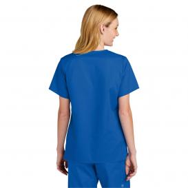 Wink WW4560 Women\'s WorkFlex V-Neck Scrub Top - Royal