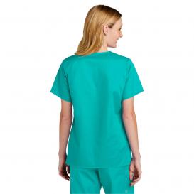 Wink WW4560 Women\'s WorkFlex V-Neck Scrub Top - Teal