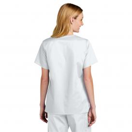 Wink WW4560 Women\'s WorkFlex V-Neck Scrub Top - White