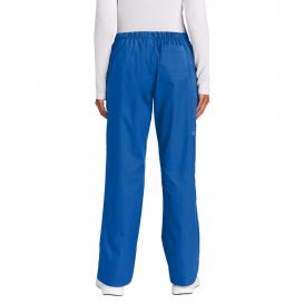 Wink WW4750P Women\'s Petite WorkFlex Flare Leg Cargo Pocket Scrub Pants - Royal