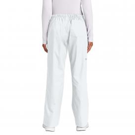 Wink WW4750T Women\'s Tall WorkFlex Flare Leg Cargo Pocket Scrub Pants - White