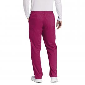 Wink WW5058 Men\'s Premiere Flex Cargo Pocket Scrub Pants - Wine