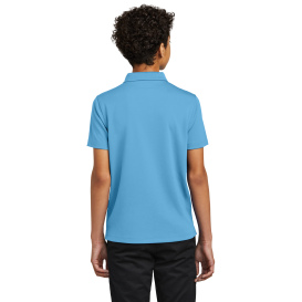 Port Authority Y110 Youth Dry Zone UV Micro-Mesh Polo - Carolina Blue