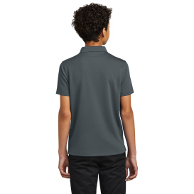 Port Authority Y110 Youth Dry Zone UV Micro-Mesh Polo - Graphite
