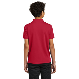 Port Authority Y110 Youth Dry Zone UV Micro-Mesh Polo - Rich Red