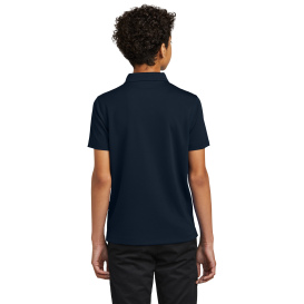 Port Authority Y110 Youth Dry Zone UV Micro-Mesh Polo - River Blue Navy