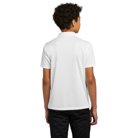 Port Authority Y110 Youth Dry Zone UV Micro-Mesh Polo - White