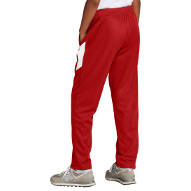 Sport-Tek YPST800 Youth Travel Pants - Deep Red/White