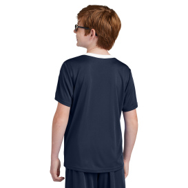 Sport-Tek YST100 Competitor United Crew - True Navy/White