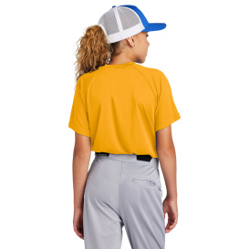 Sport-Tek YST359 PosiCharge Competitor 2-Button Henley - Gold