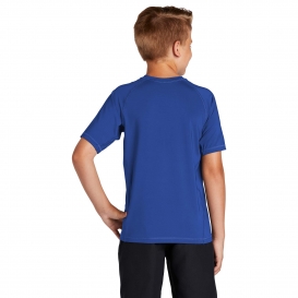 Sport-Tek YST470 Youth Rashguard Tee - True Royal