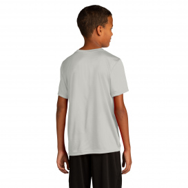 Sport-Tek YST720 Youth PosiCharge Re-Compete Tee - Silver