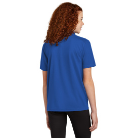 Sport-Tek YST740 Youth UV Micropique Polo - True Royal