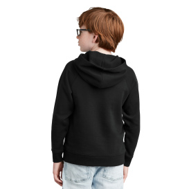 Sport-Tek YSTF200 Youth Drive Fleece Pullover Hoodie - Black