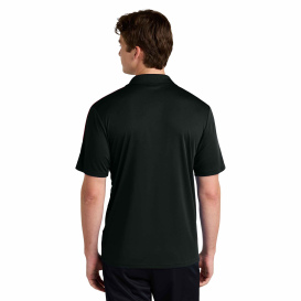 Sport-Tek ST104 Competitor United Polo - Black/Deep Red