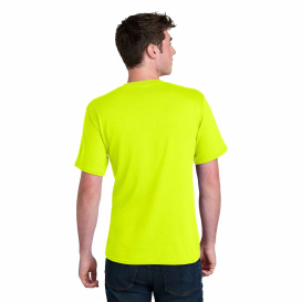 Port & Company PC01 Core Blend Recycled Tee - Safety Green