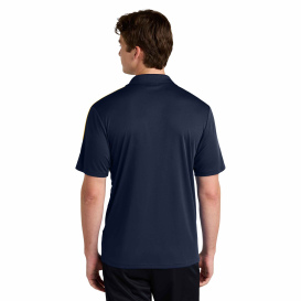 Sport-Tek ST104 Competitor United Polo - True Navy/Gold