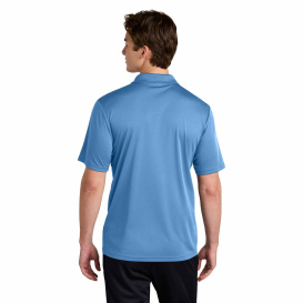 Sport-Tek ST104 Competitor United Polo - Carolina Blue/White