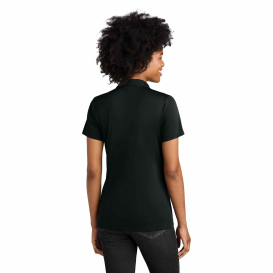 Sport-Tek LST104 Ladies Competitor United Polo - Black/White
