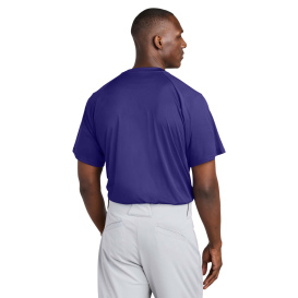 Sport-Tek ST359 PosiCharge Competitor 2-Button Henley - Purple