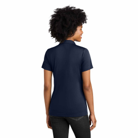 Sport-Tek LST104 Ladies Competitor United Polo - True Navy/White