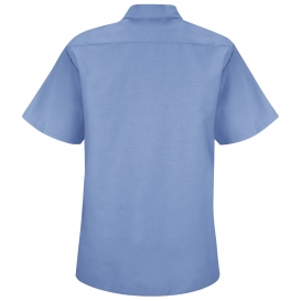 Red Kap SP23 Women's Industrial Work Shirt - Short Sleeve - Light Blue ...