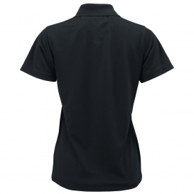 Paragon 104 Women\'s Saratoga Performance Mini Mesh Polo - Black